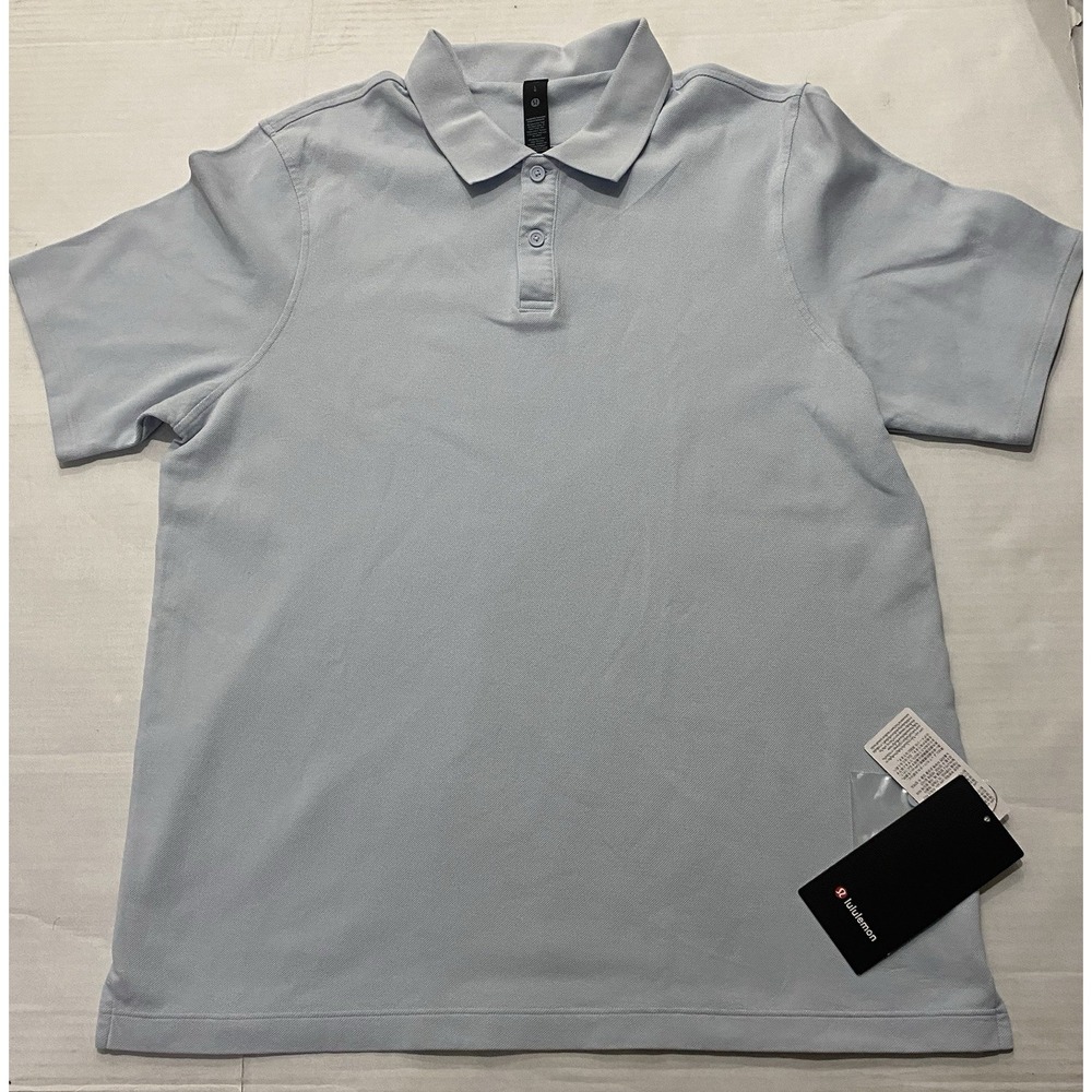 Mens Lululemon Pique Classic-Fit Short-Sleeve Polo Shirt. NWT